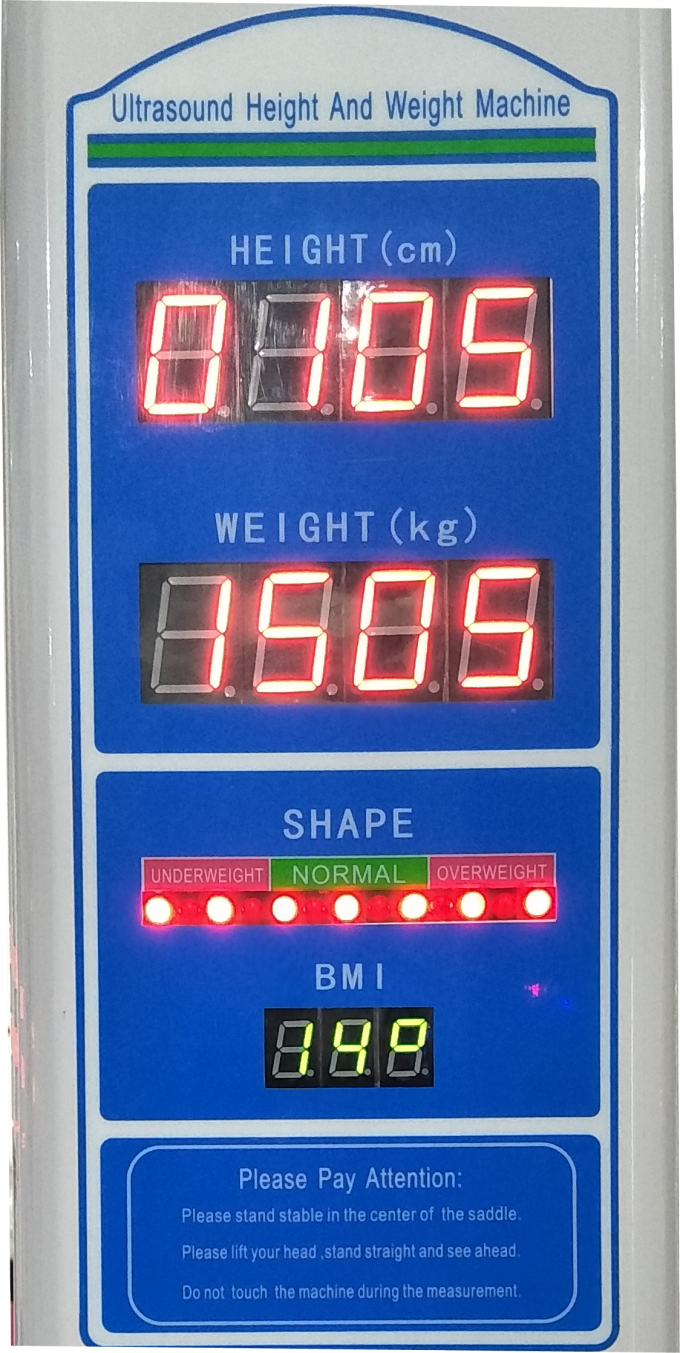 200kg 디지털 방식으로 몸 고도와 무게 측정 계기 0.5CM/0.1KG 정확도