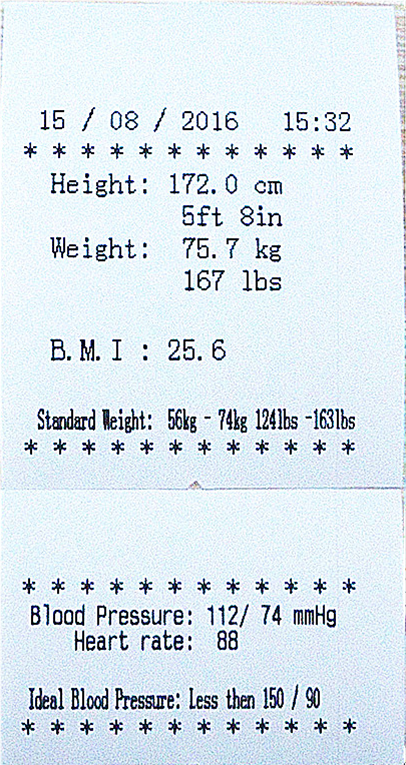 BMI 동전은 아기 무게를 다는 가늠자/아기 무게 측정 기계 10w를 운영했습니다